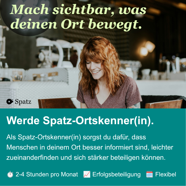 Ortskenner für Grenchen gesucht.