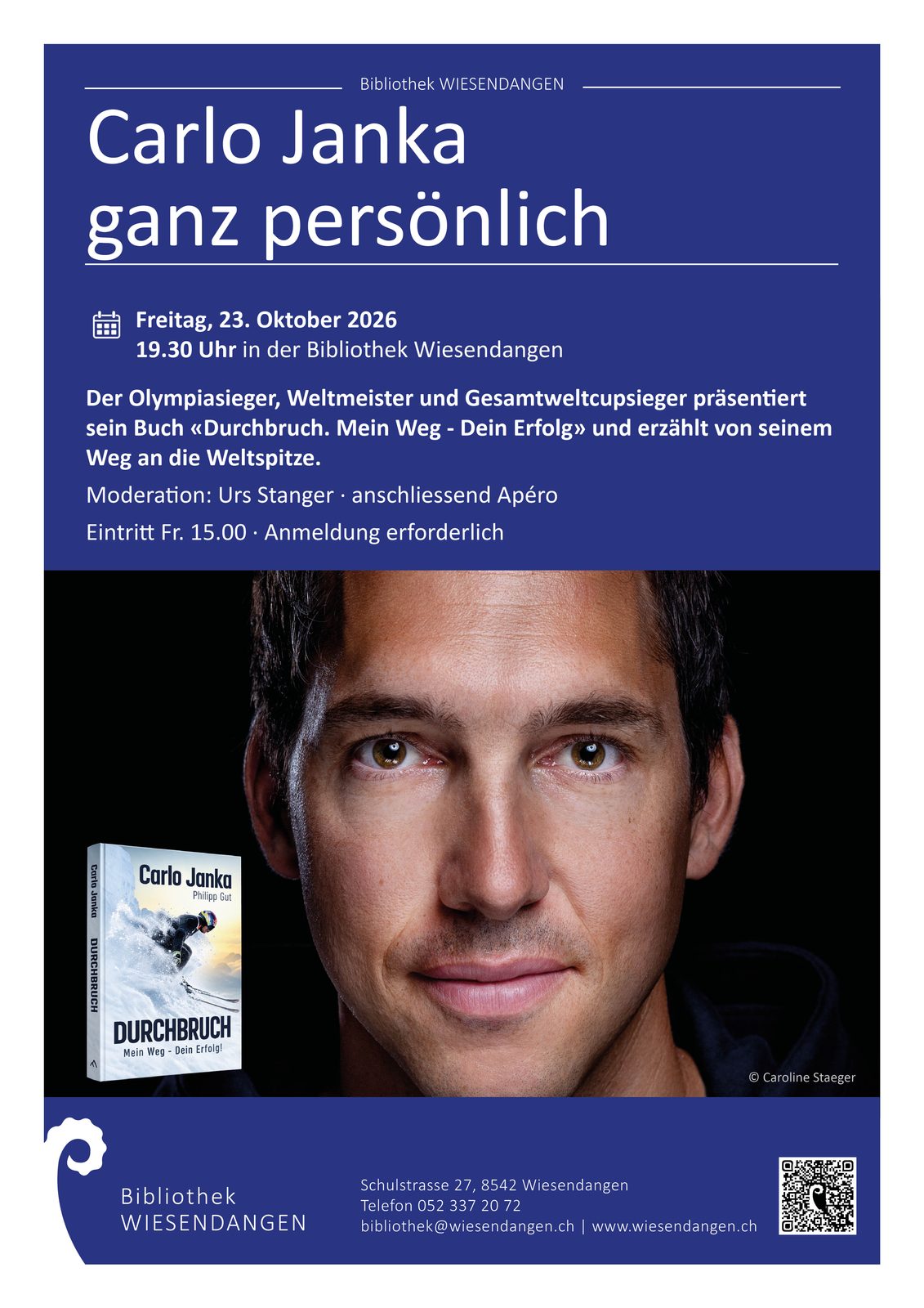 Lesung mit Carlo Janka