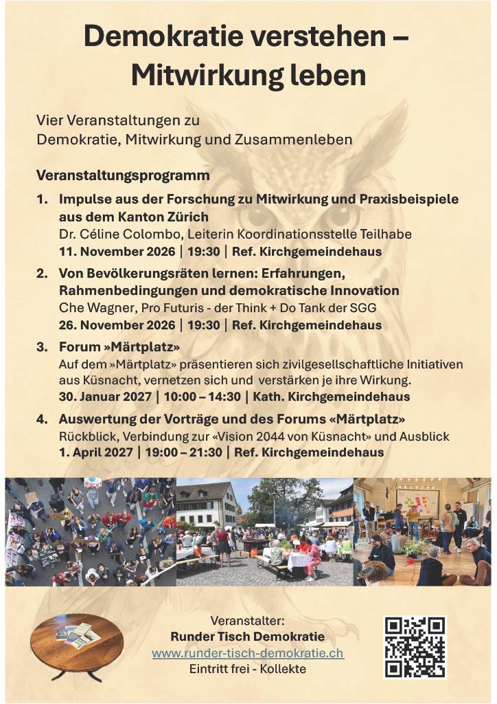 Demokratie verstehen – Mitwirkung leben